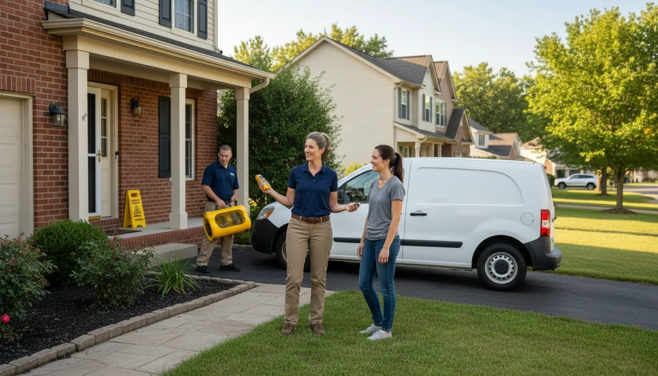 Residential water damage restoration in Isle Au Haut, ME
